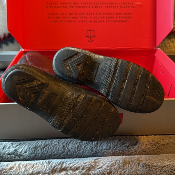 Hunter original kid rain boot  boots size 2 balck - Picture 4 of 5